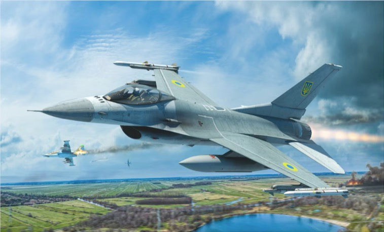 Kinetic 1/48 F16A MLU Ukrainian Air Force Viper