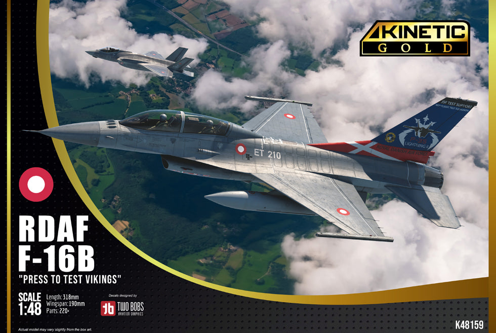 1/48 RDAF F16B Press to Test Vikings - Hobby Sense