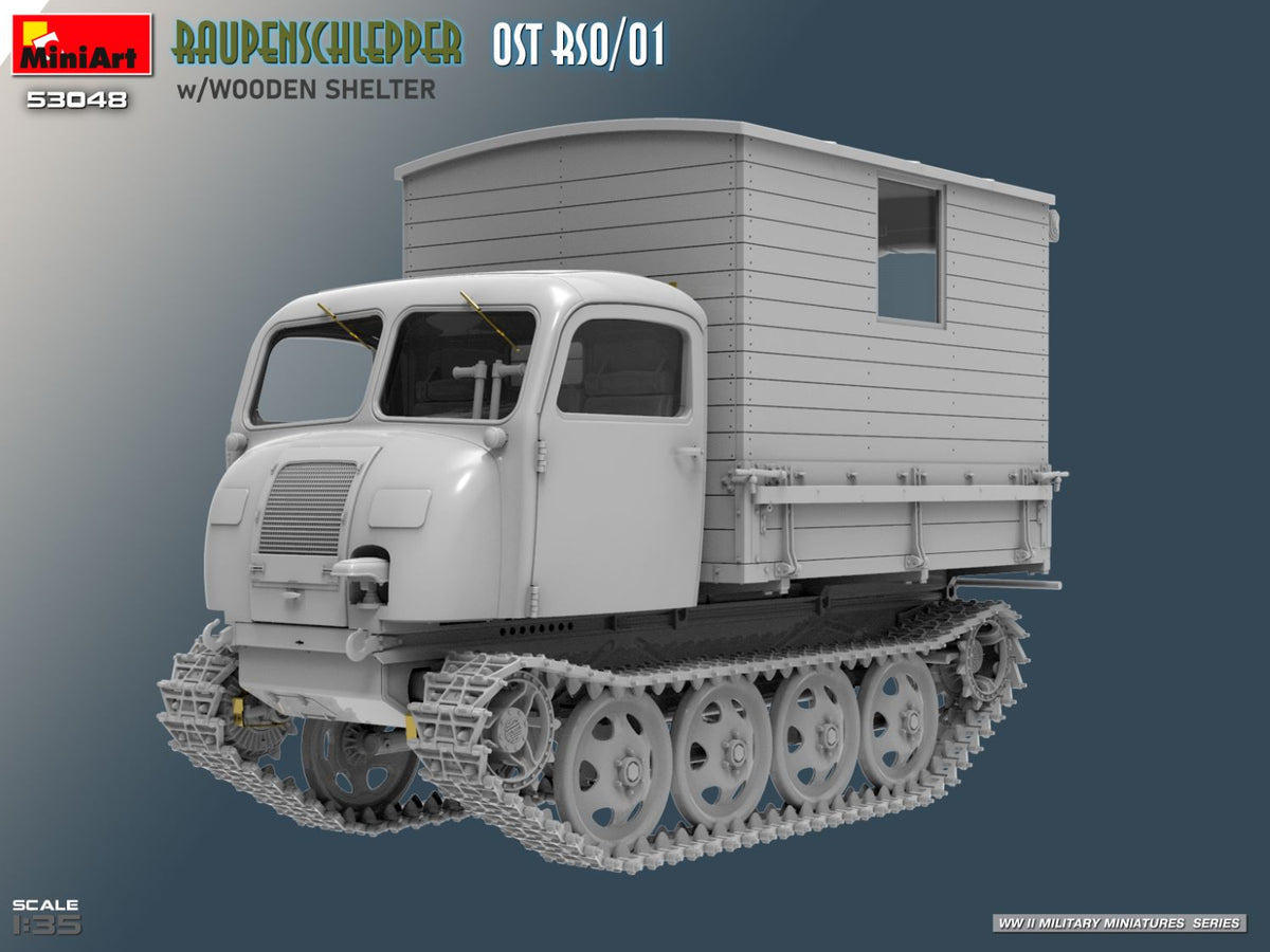 1/35 Raupenschlepper Ost RSO/01 w/Wooden Shelter