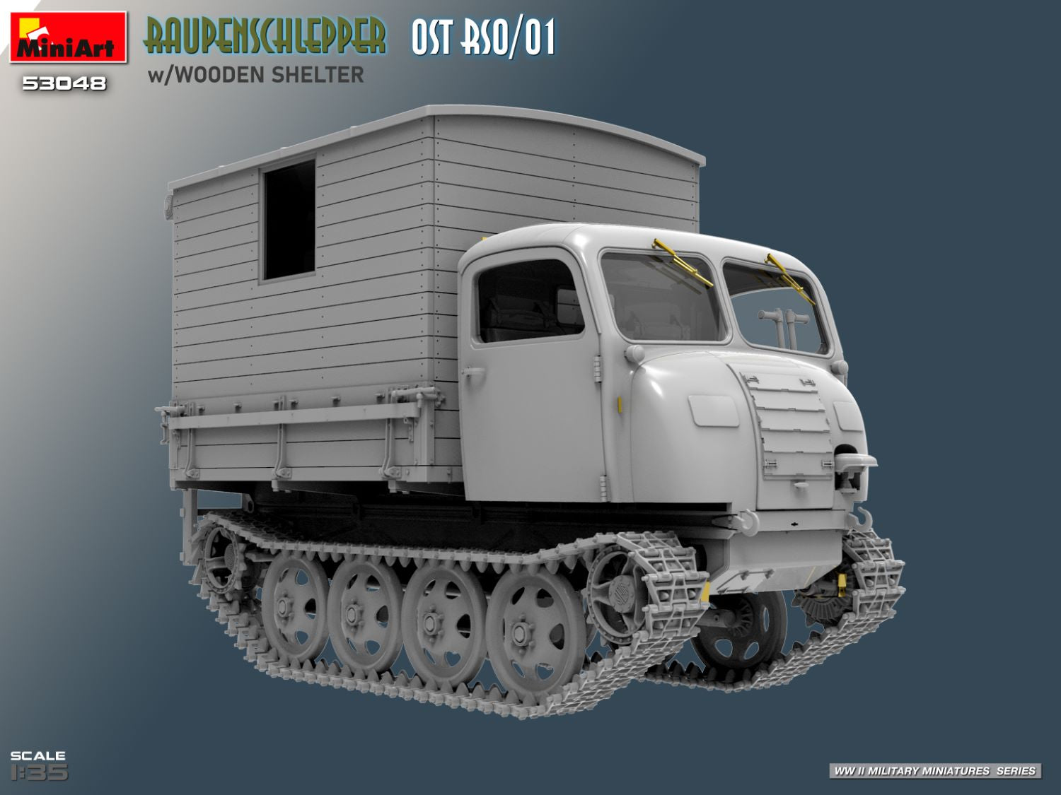 1/35 Raupenschlepper Ost RSO/01 w/Wooden Shelter