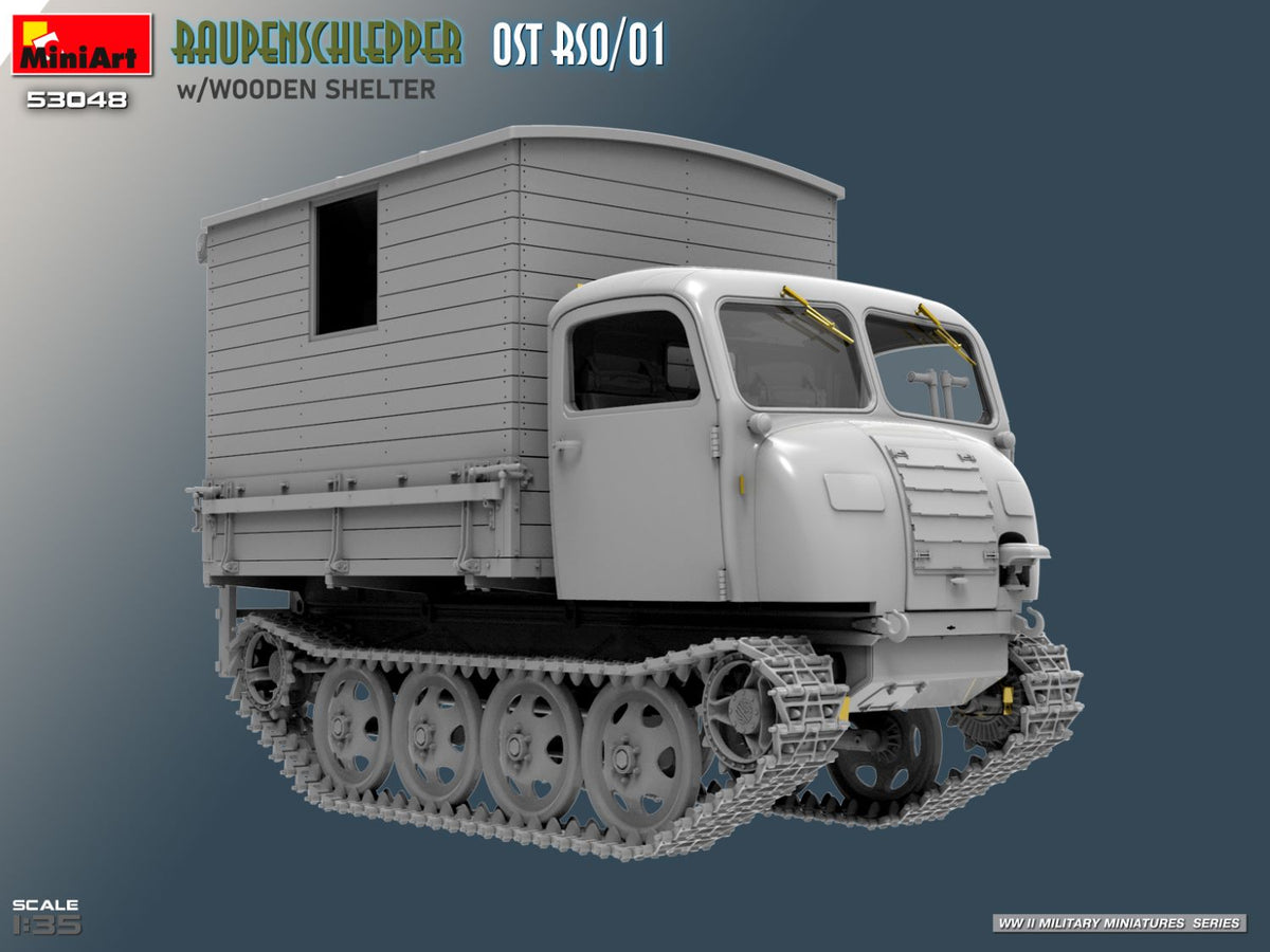 1/35 Raupenschlepper Ost RSO/01 w/Wooden Shelter