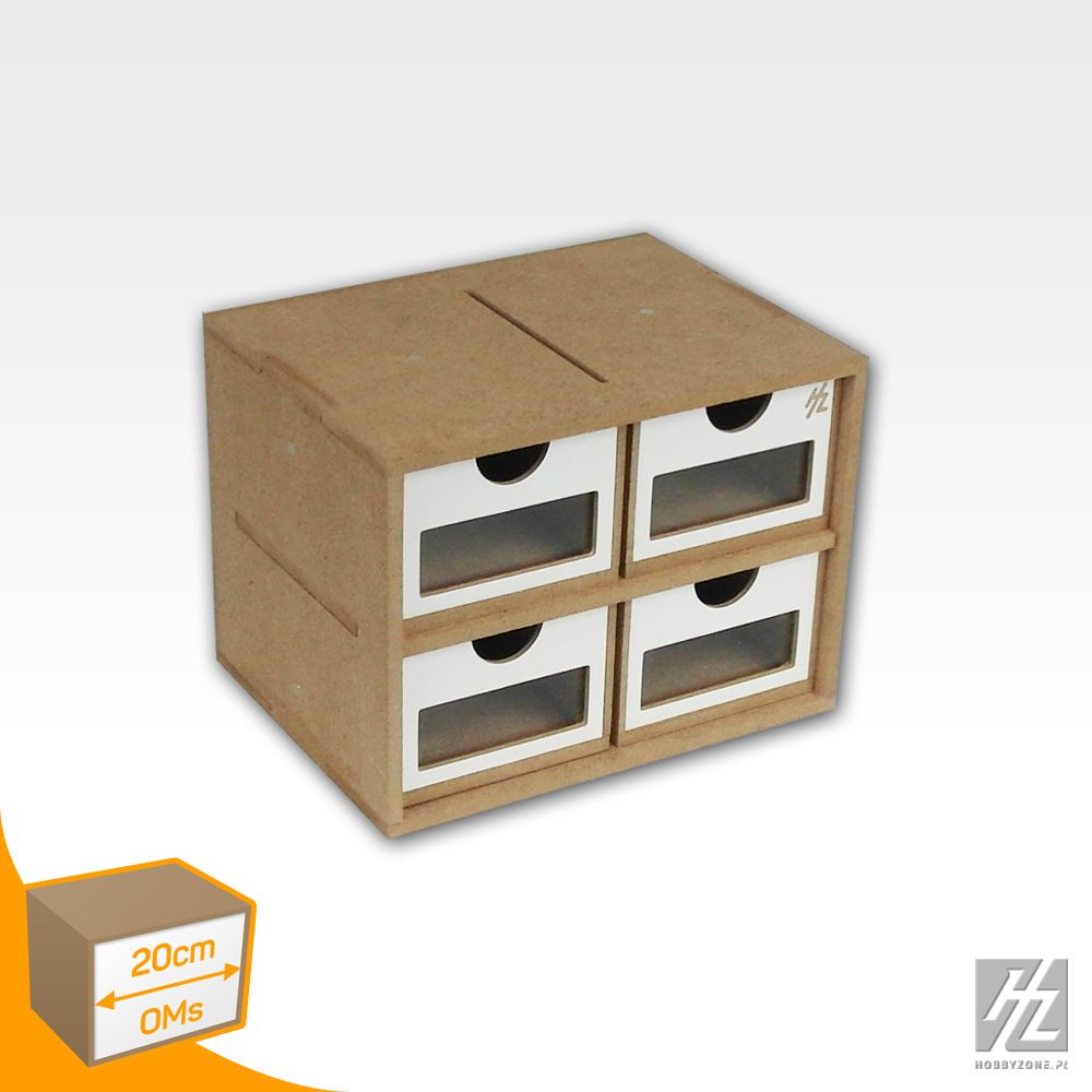 HobbyZone Modular Workshop System Drawers Module x 4 - Hobby Sense