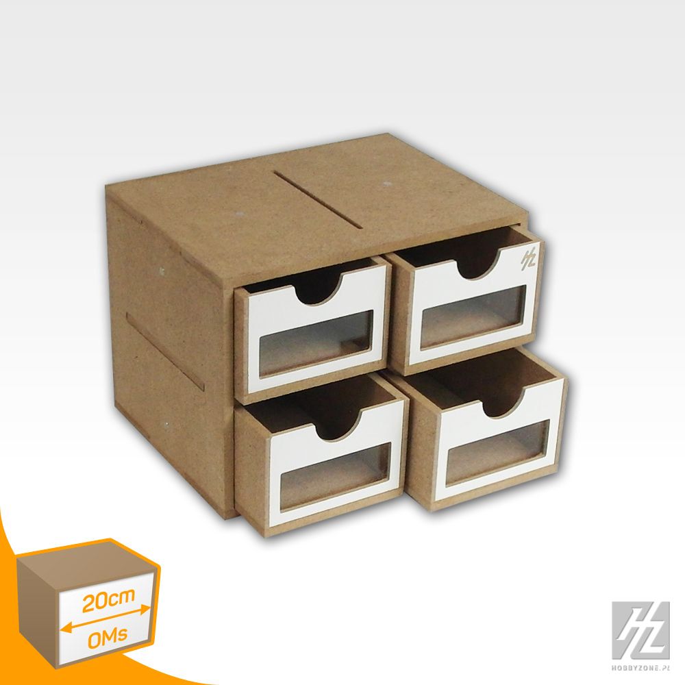 HobbyZone Modular Workshop System Drawers Module x 4 - Hobby Sense