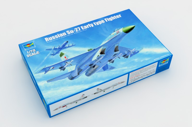 1/72 Russian Su 27 Early type Fighter - Hobby Sense