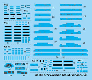 1/72 Russian Su 33 Flanker D - Hobby Sense