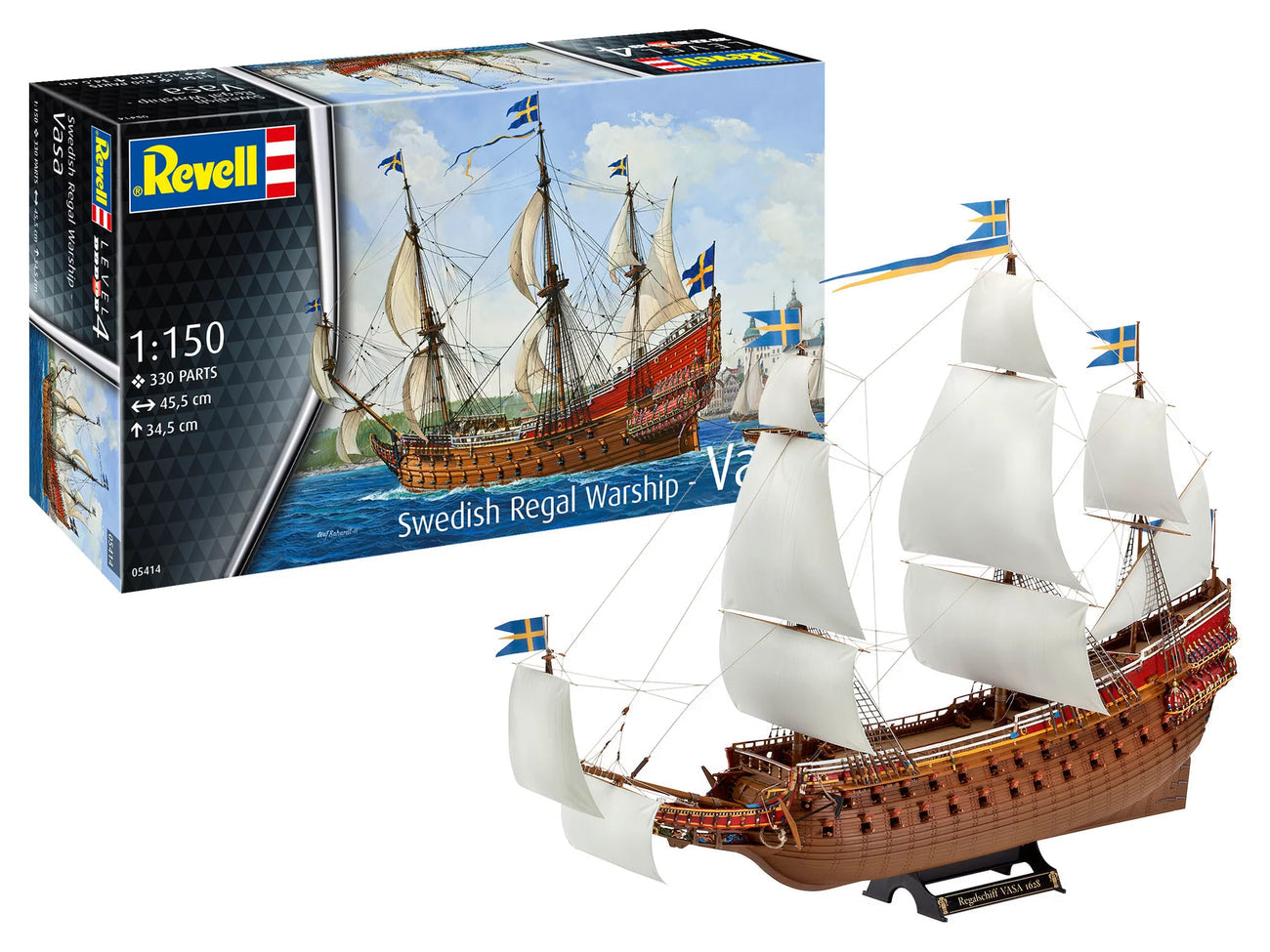 1/150 Swedish Regal Warship Vasa - Hobby Sense