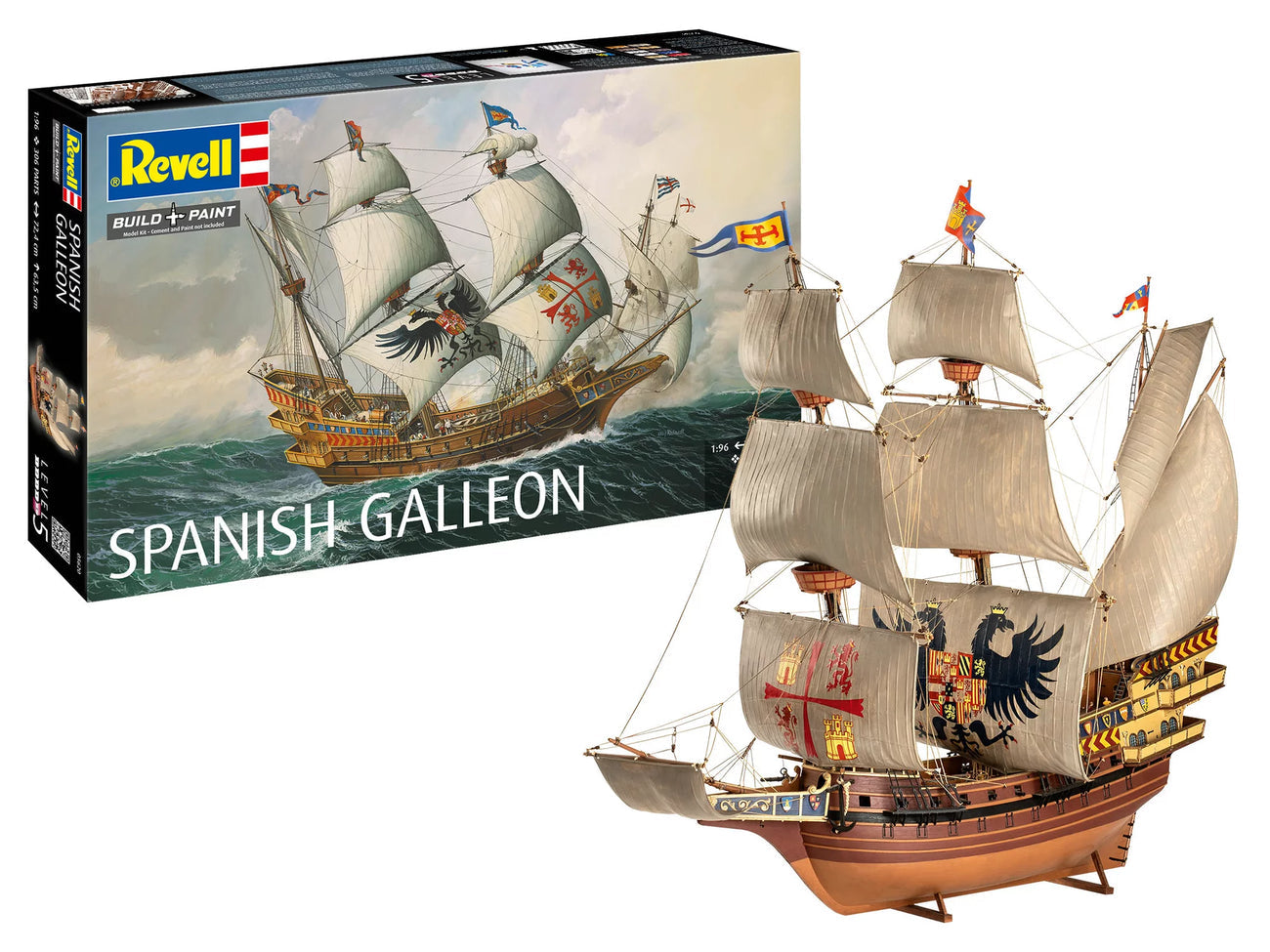 1/96 Spanish Galleon - Hobby Sense