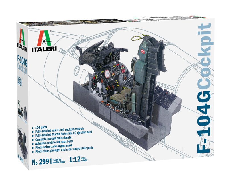 1/12 F104 G Cockpit - Hobby Sense