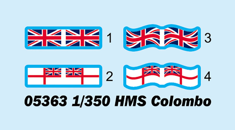 1/350 HMS Colombo - Hobby Sense