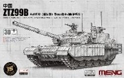Meng 1/72 Chinese Main Battle Tank ZTZ99B w/ Add-on Armor & GL6 Active Protection System