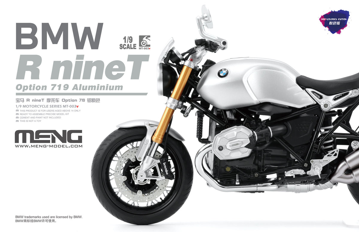 Meng 1/9 BMW R nineT Option 719 Aluminium - Hobby Sense