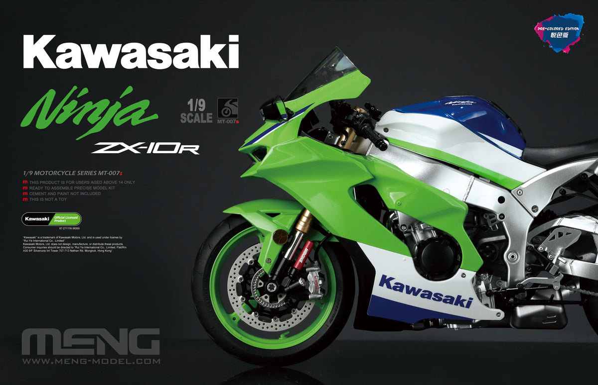 1/9 Kawasaki Ninja ZX-10R Pre-Coloured Edition - Hobby Sense