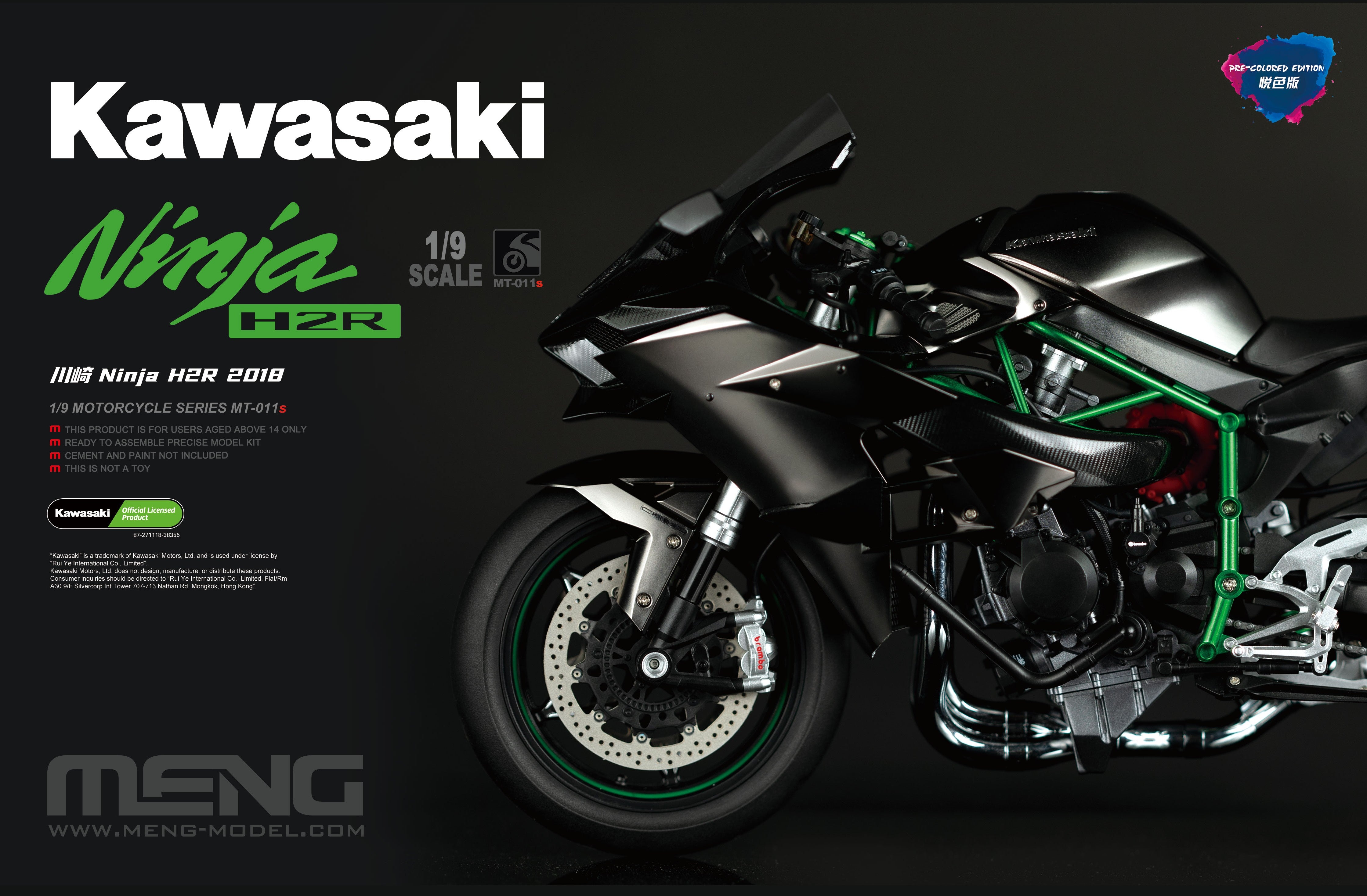 Meng 1/9 Kawasaki Ninja Pre-Coloured
