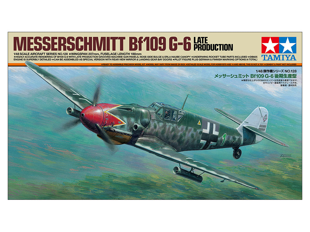 Tamiya 1/48 Messerschmitt Bf109 G-6 Late production