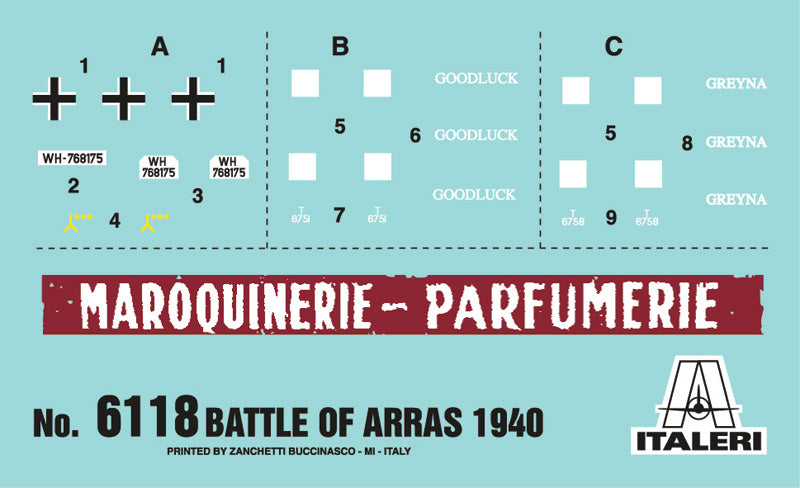 1/72 WWII 1940 Battle of Arras Rommel's Offensive Battle Set - Hobby Sense