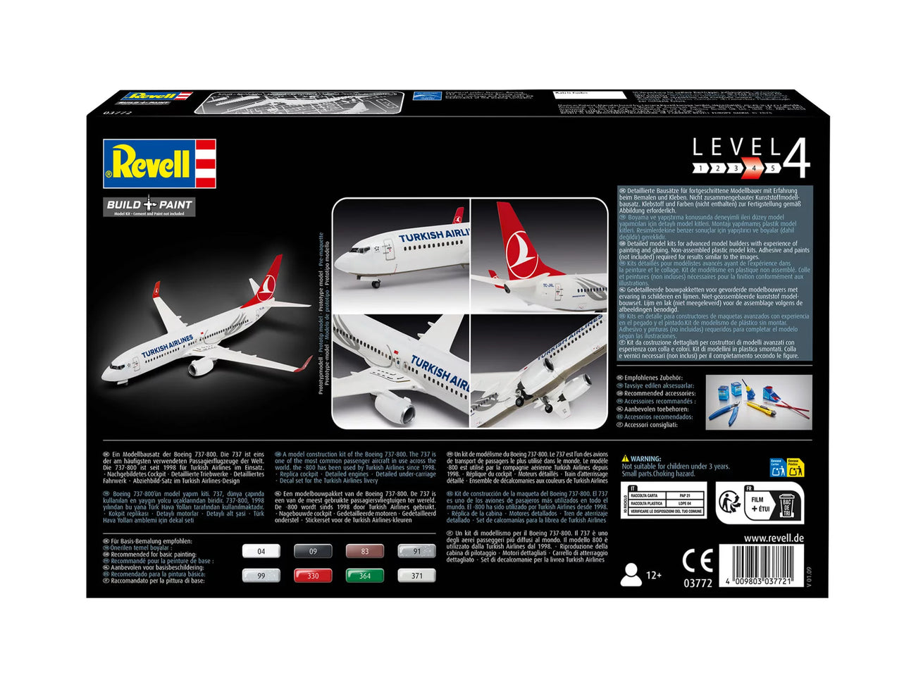 1/144 Boeing 737-800 Turkish Airlines - Hobby Sense
