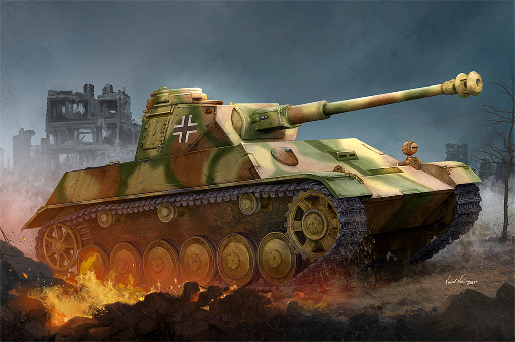 1/35 German Pz.Kpfw.III/IV auf Einheitsfahrgestell (Small Turret) - Hobby Sense