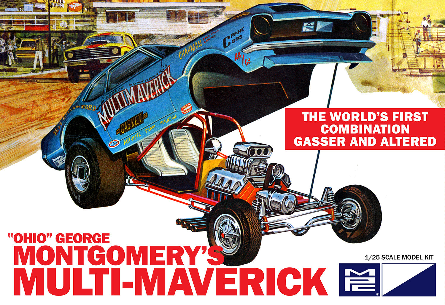 1/25 Ohio George Montgomery's Multi-Maverick Gasser/Altered Funny Car - Hobby Sense