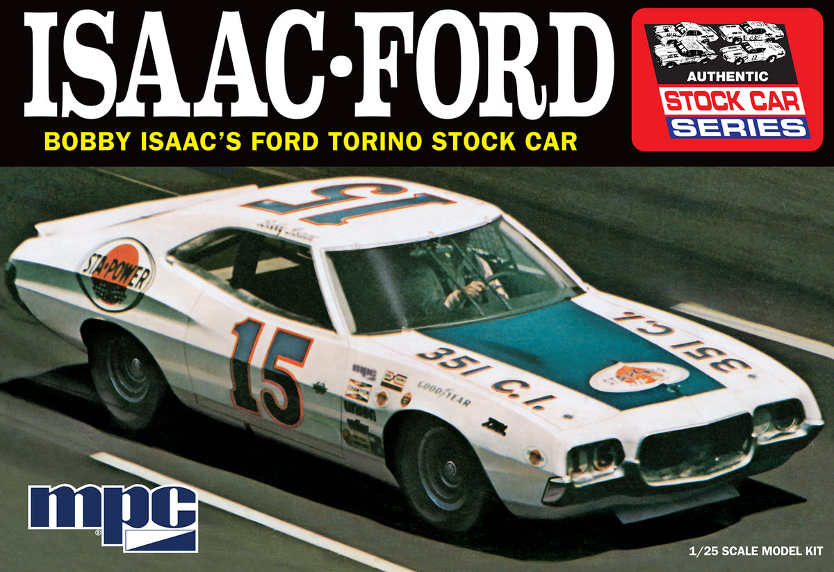 MPC 1/25 Bobby Isaac 1972 Ford Torino Stock Car - Hobby Sense