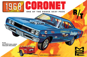 1/25 1968 Dodge Coronet Hardtop w/Trailer - Hobby Sense