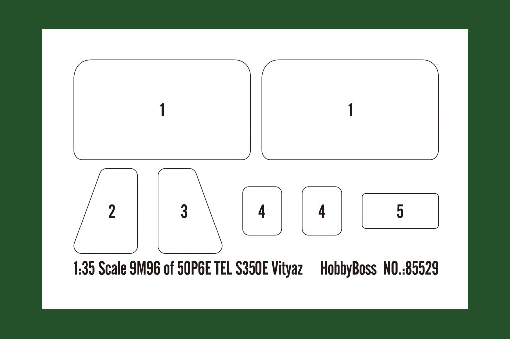 1/35 9M96 of 50P6E TEL S350E Vityaz - Hobby Sense