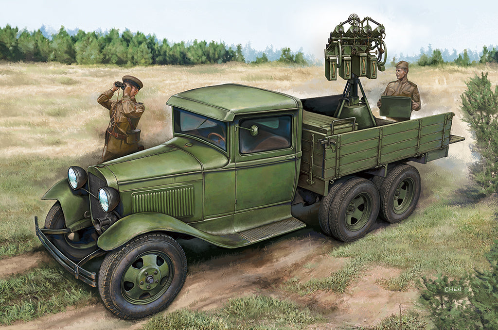 1/35 GAZ-AAA with Quad Maxim AA Gun - Hobby Sense