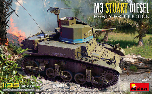 1/35 M3 Stuart Diesel Early Production