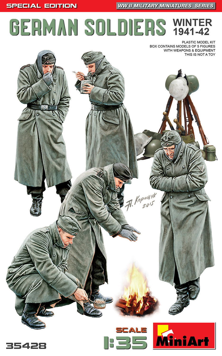 1/35 German Soldiers Winter 1941-42 - Hobby Sense