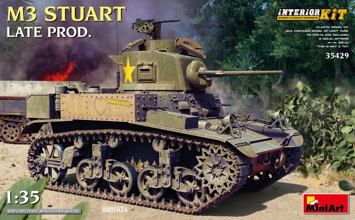 1/35 M3 Stuart Late Prod. Interior Kit - Hobby Sense