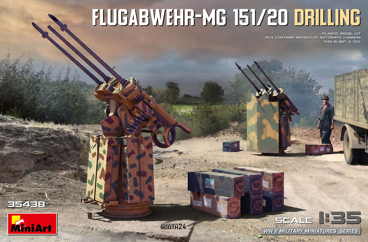 1/35 Flugabwehr-MG 151/20 Drilling - Hobby Sense