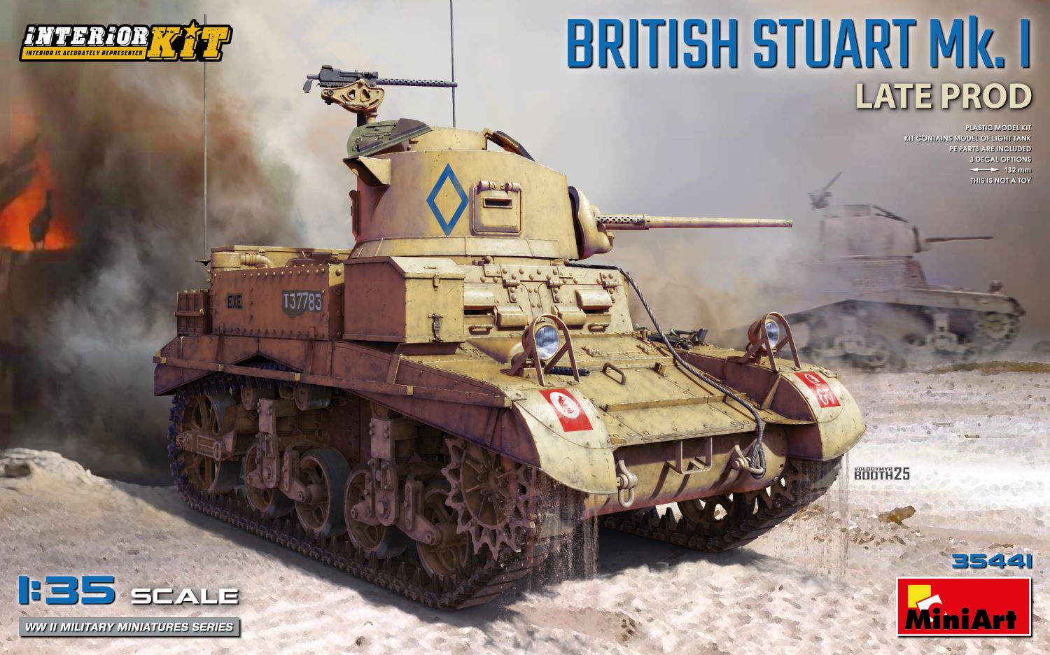 1/35 British Stuart Mk. I Late Prod, Interior Kit
