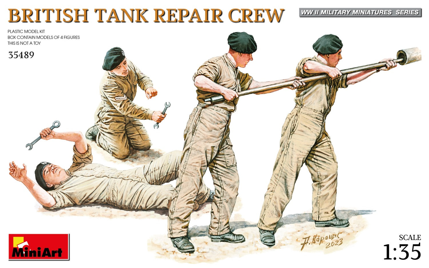 1/35 British Tank Repair Crew - Hobby Sense