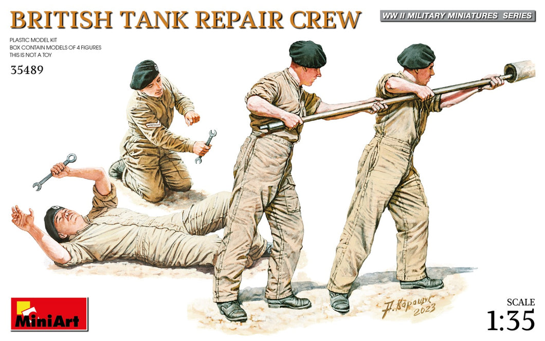 1/35 British Tank Repair Crew - Hobby Sense