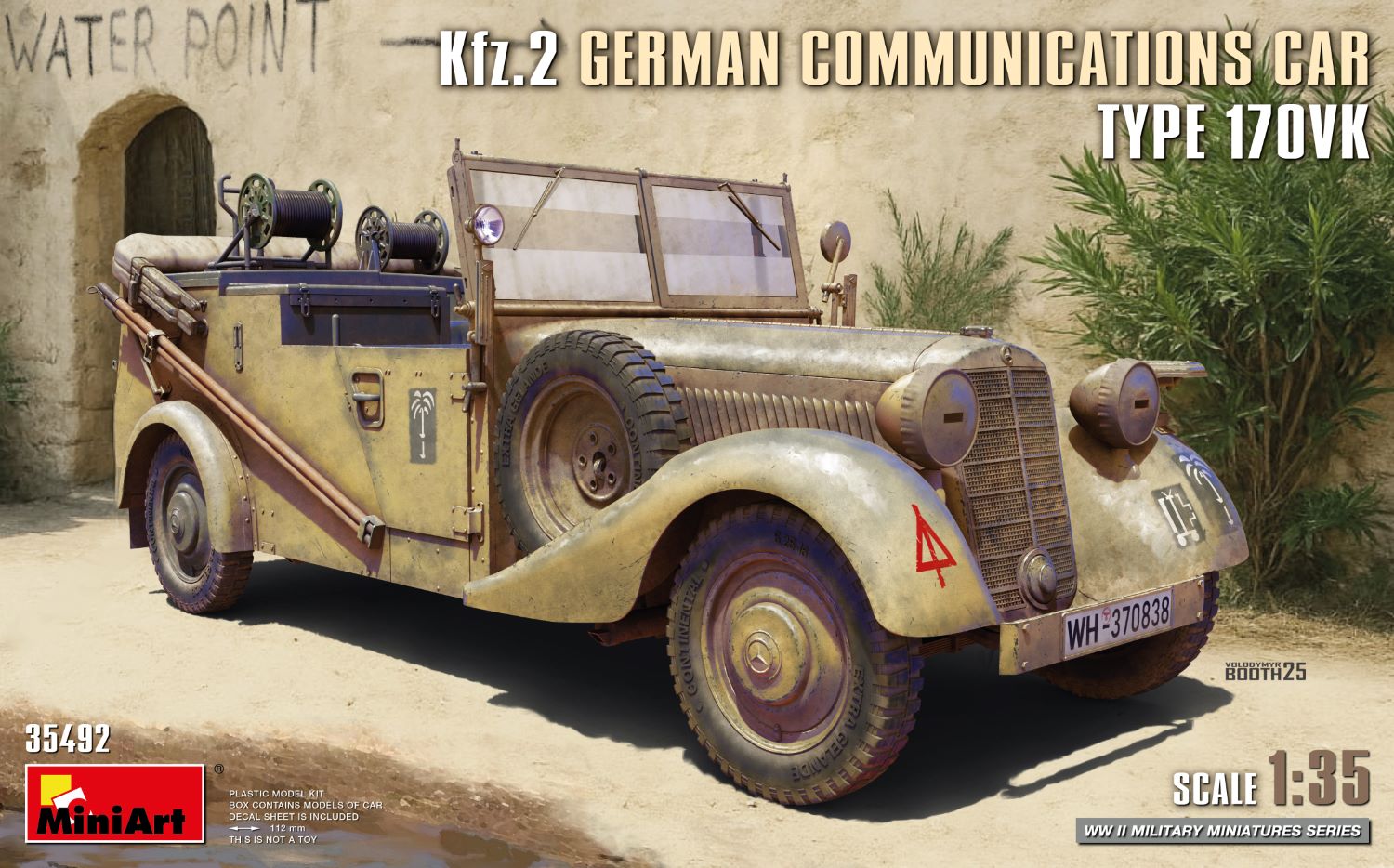 1/35 Kfz.2 German Communications Car Type 170VK - Hobby Sense