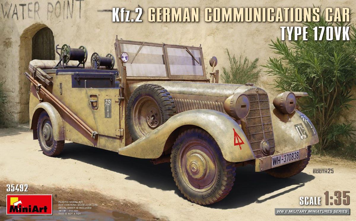 1/35 Kfz.2 German Communications Car Type 170VK - Hobby Sense