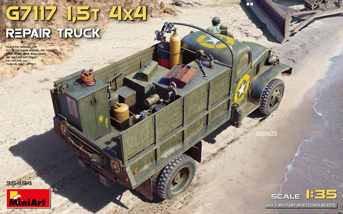1/35 G7117 1.5t 4×4 Repair Truck - Hobby Sense