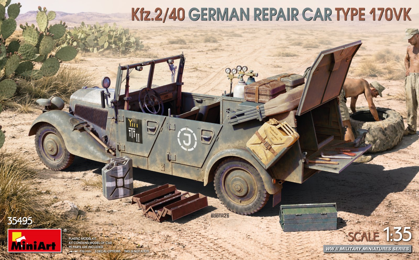 Miniart 1/35 Kfz.2/40 German Repair Car Type 170VK