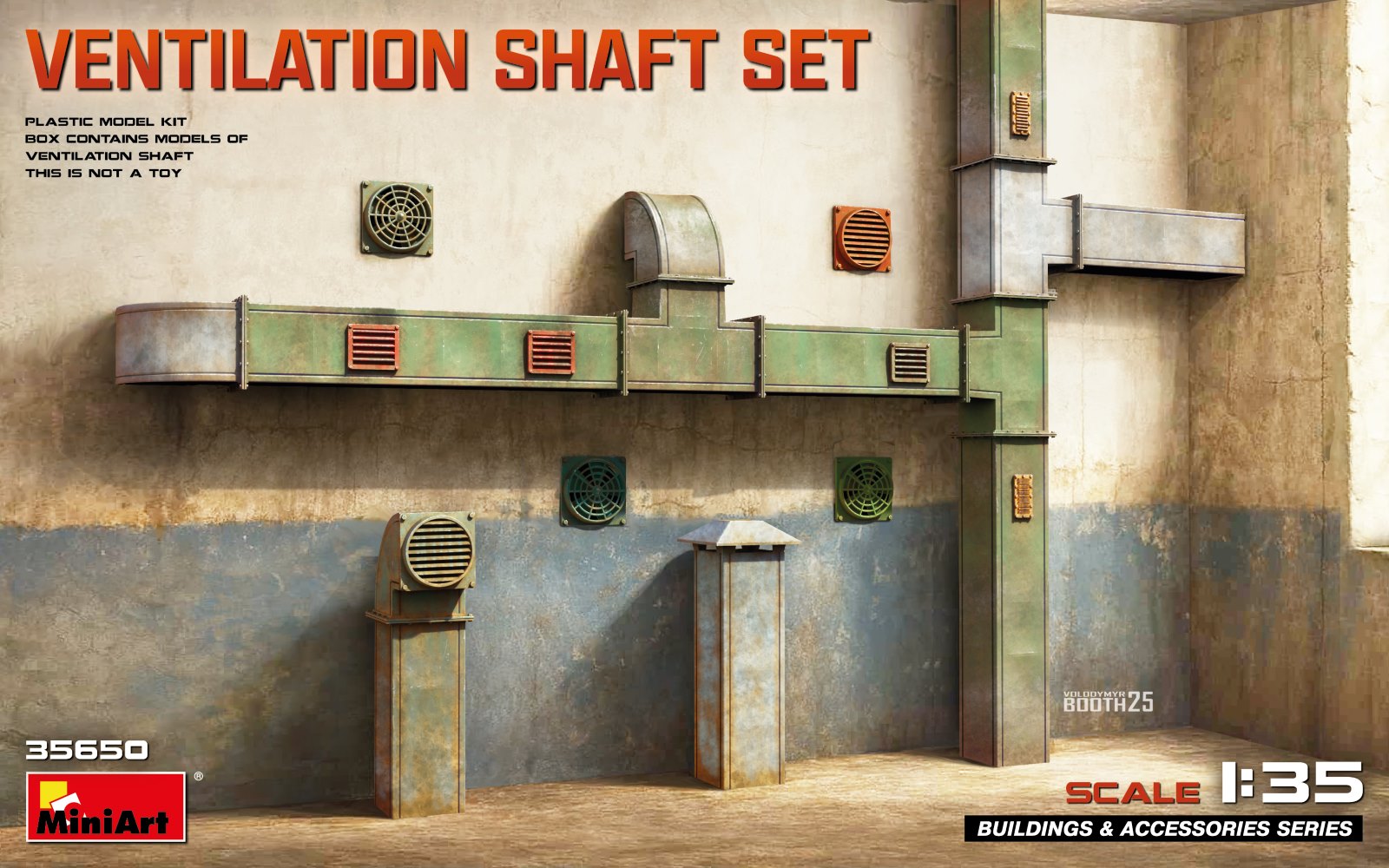Miniart 1/35 Ventilation Shaft Set - Hobby Sense
