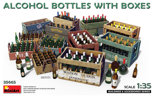 1/35 Alcohol Bottles With Boxes