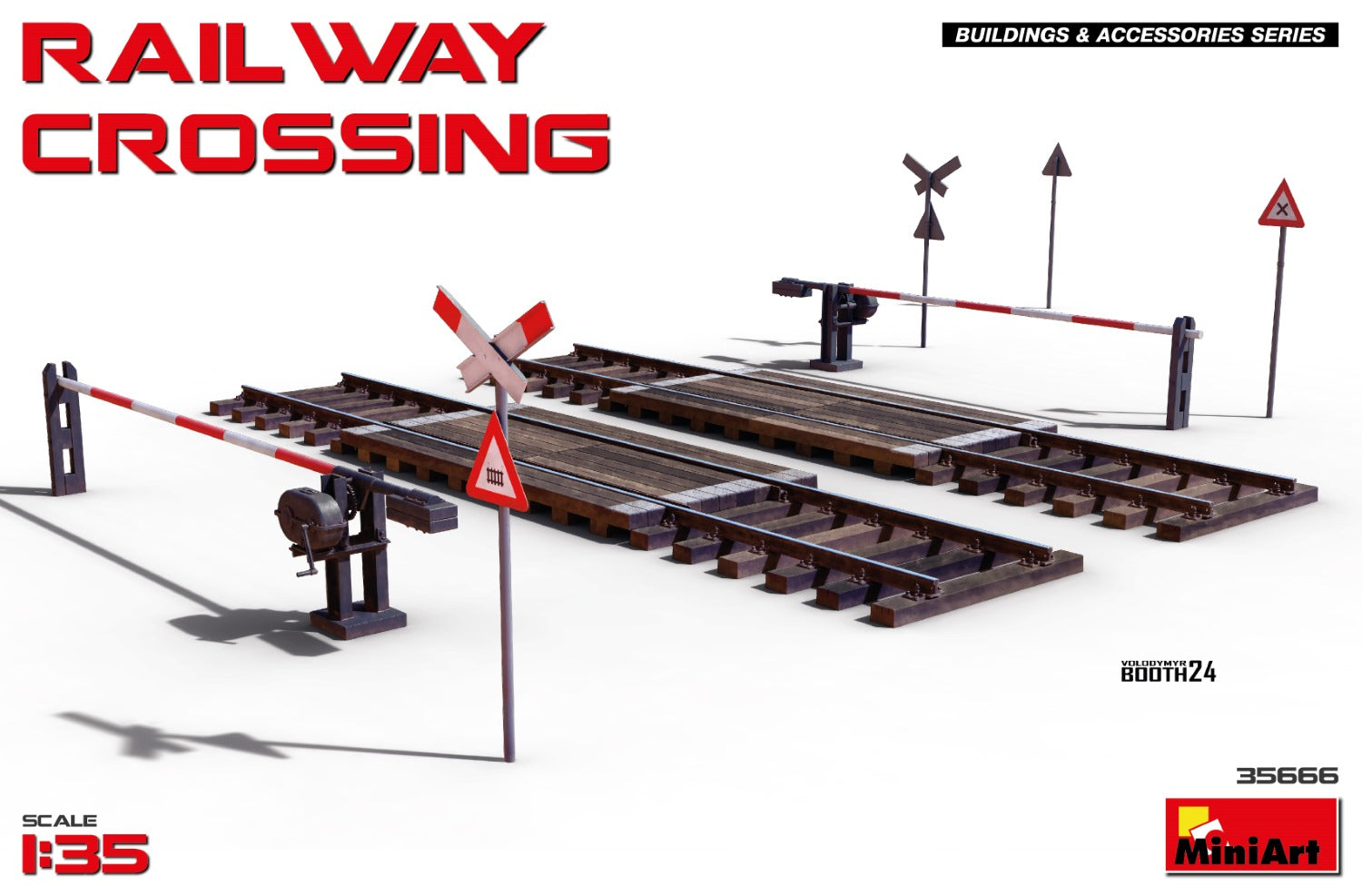 1/35 Railway Crossing - Hobby Sense