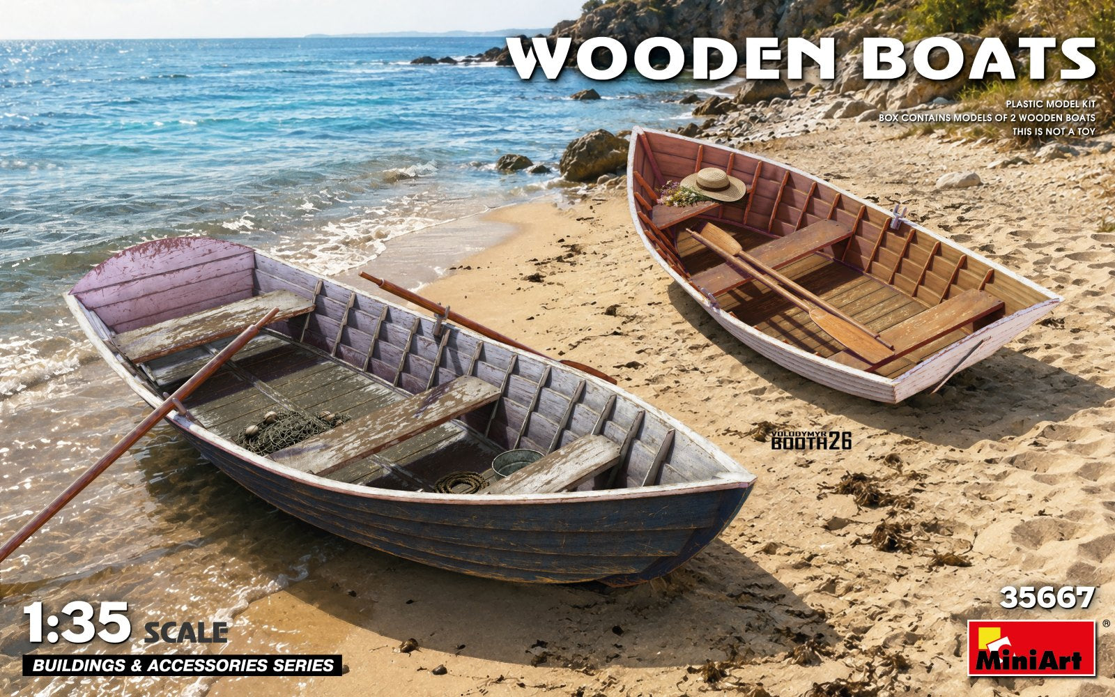 Miniart 1/35 Wooden Boats