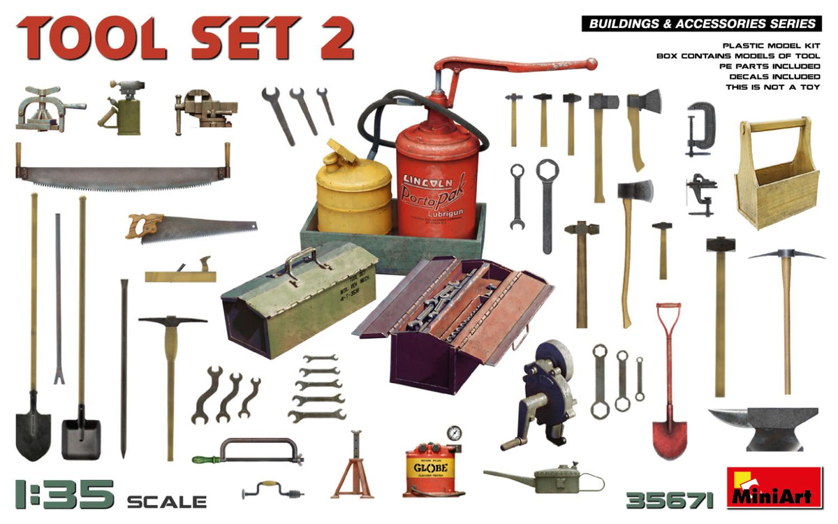 1/35 Tool Set 2 - Hobby Sense