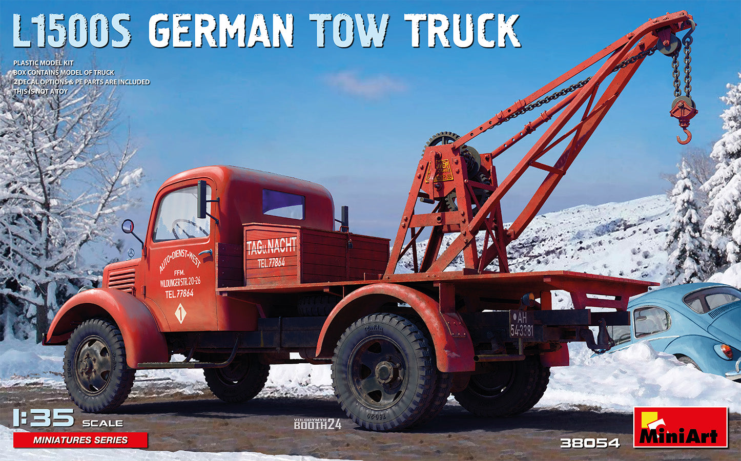 1/35 L1500S German Tow Truck - Hobby Sense