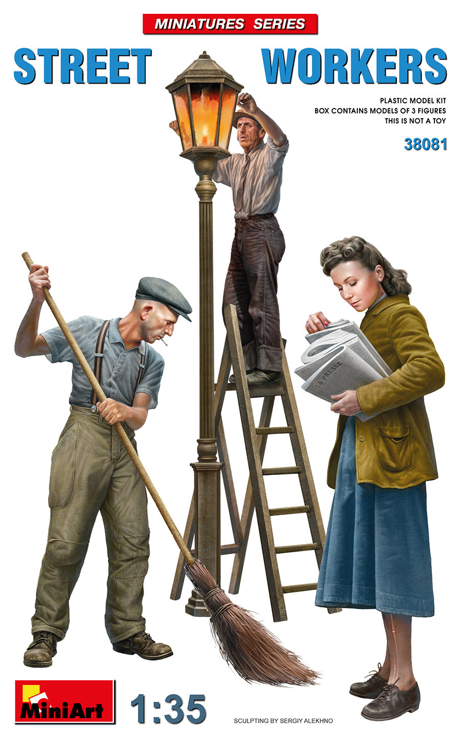1/35 Street Workers - Hobby Sense