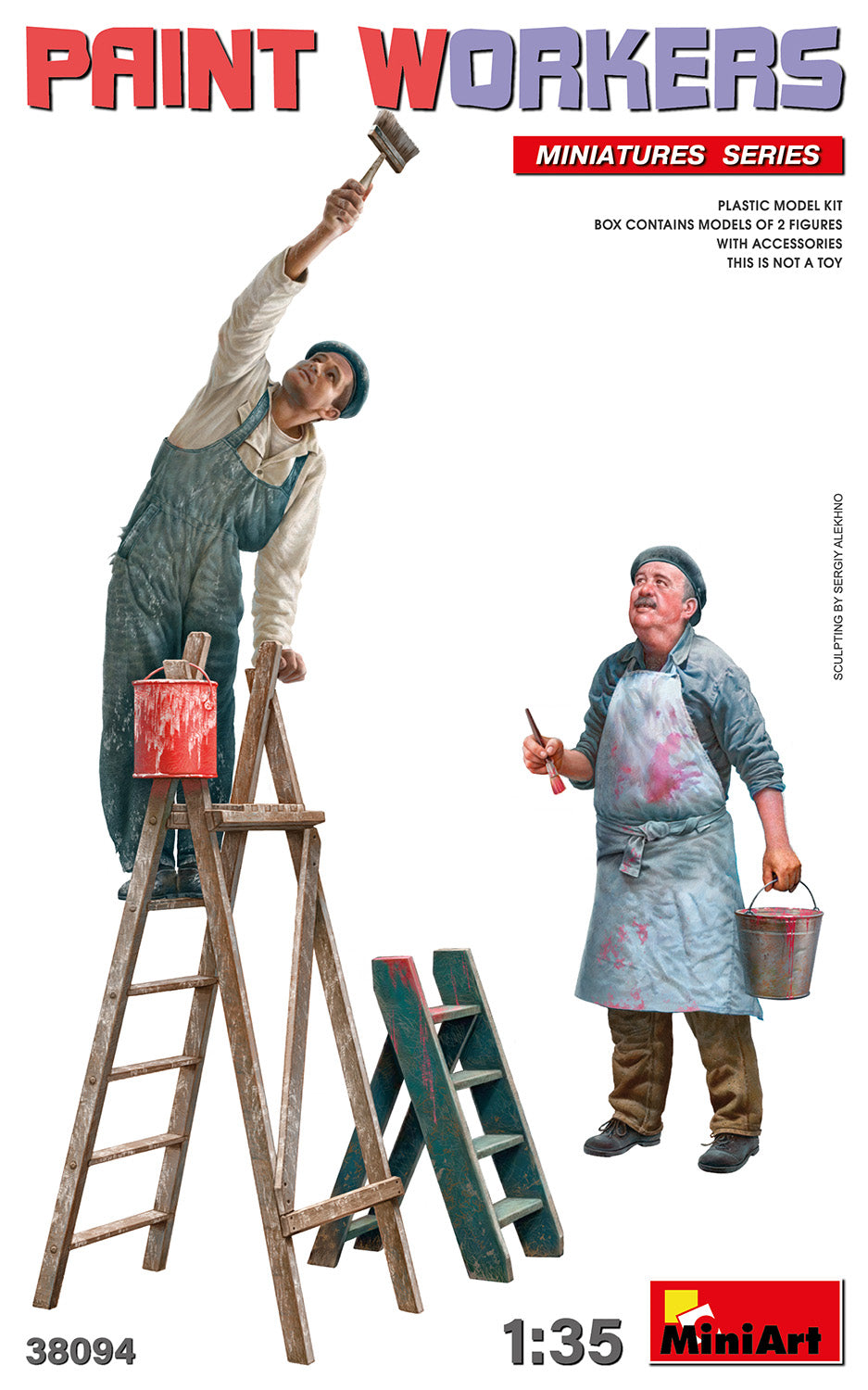 1/35 Paint Workers - Hobby Sense