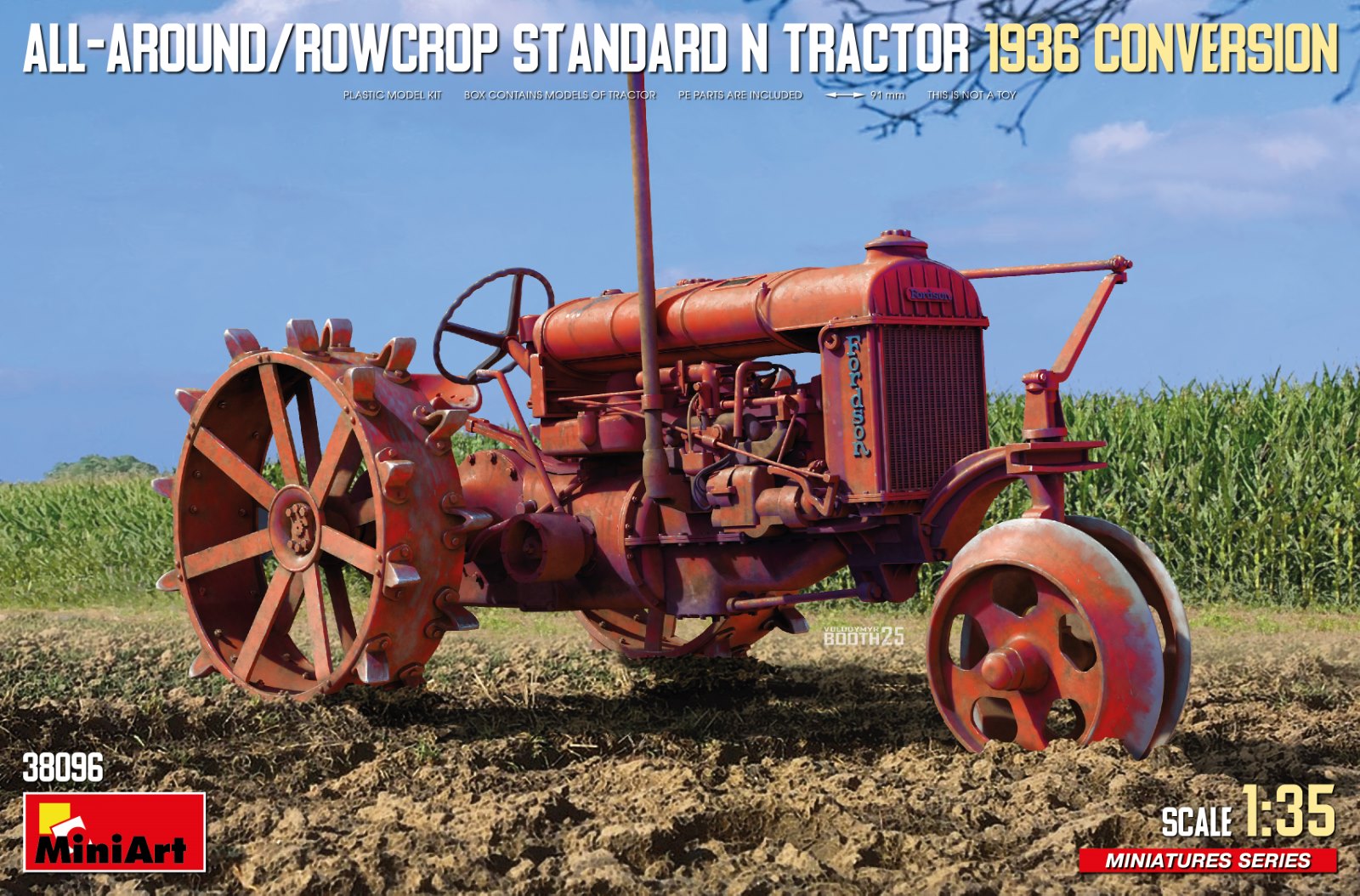 Miniart 1/35 All-Around/Rowcrop Standard N Tractor1936 Conversion - Hobby Sense