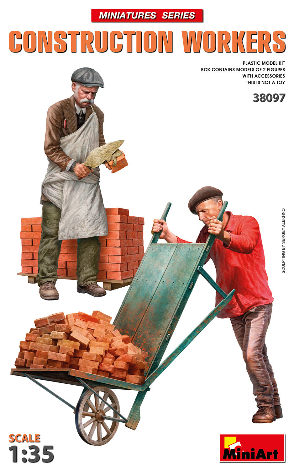 1/35 Construction Workers - Hobby Sense