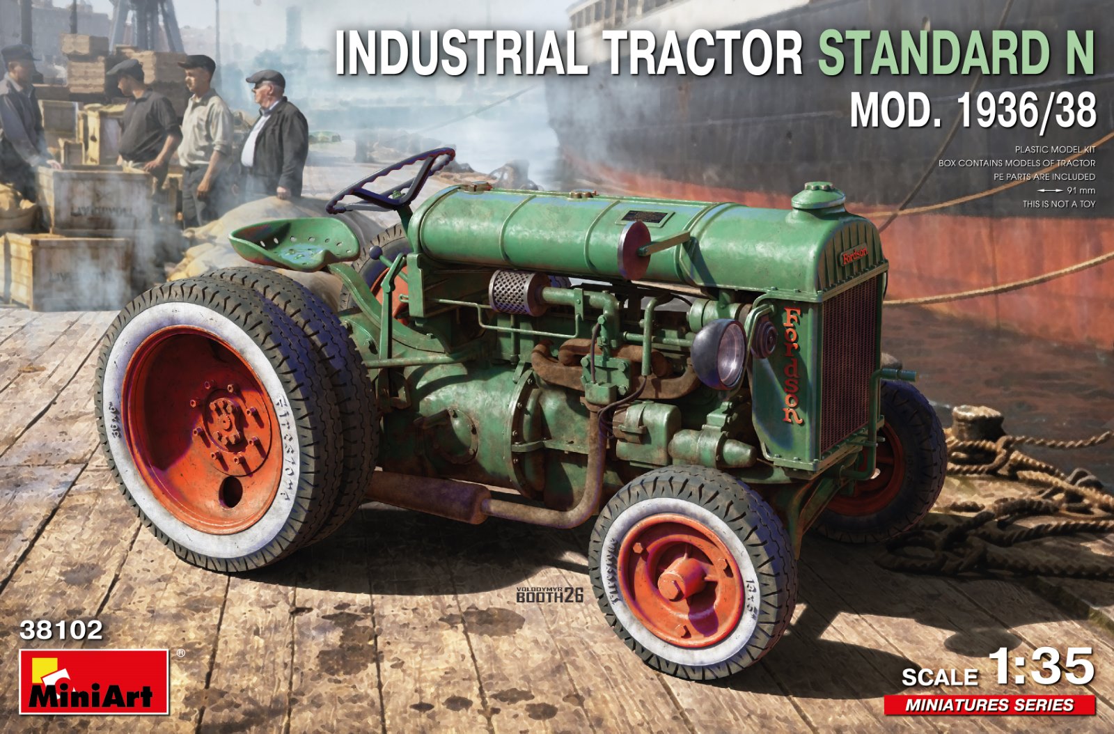 Miniart 1/35 Industrial Tractor Standard N Mod. 1936/38 - Hobby Sense