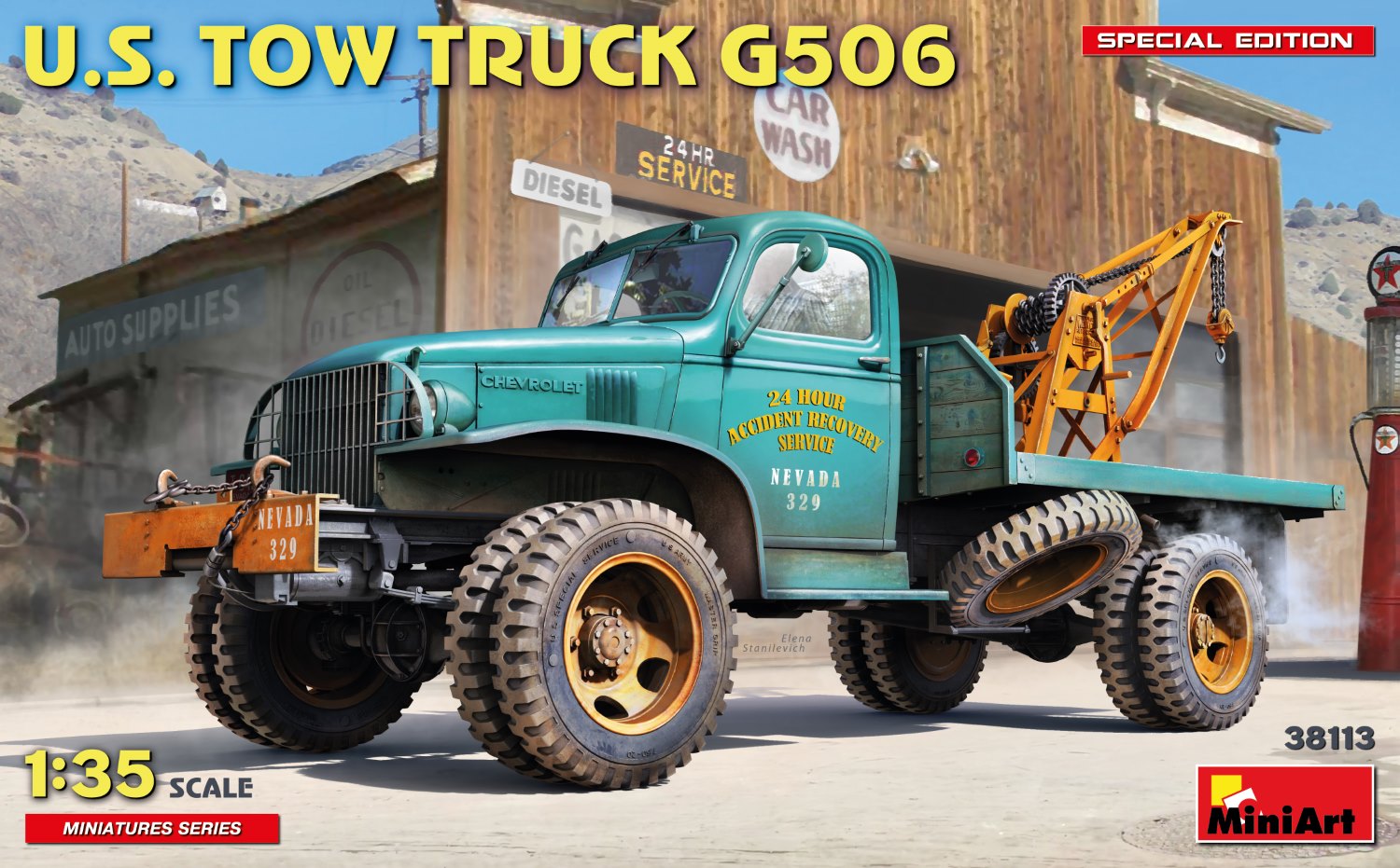Miniart 1/35 US Tow Truck G506, Special Edition - Hobby Sense