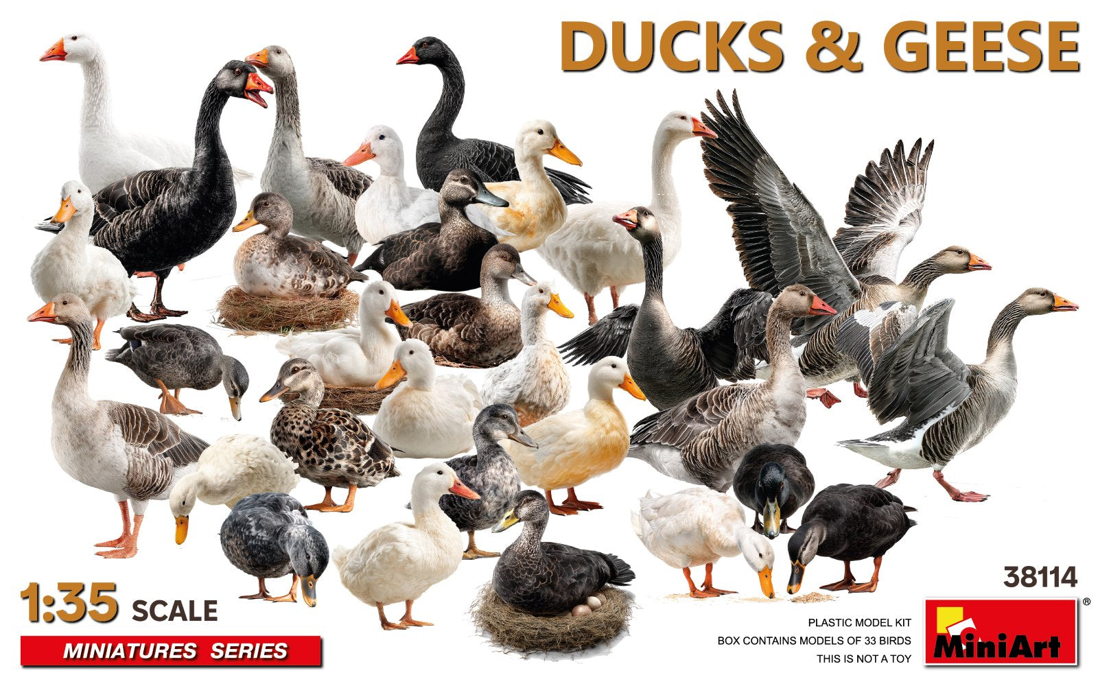 Miniart 1/35 Ducks & Geese
